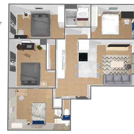 Homey La Coloc Du 40 - Colocation Haut De Gamme De 4 Chambres Uniques Et Privees - Proche Transports En Commun - Aux Portes De Geneve Аннемас Экстерьер фото